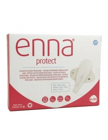 ENNA PROTECT SALVASLIP ECOLÓGICO REUTILIZABLE TANGA 1 UNIDAD
