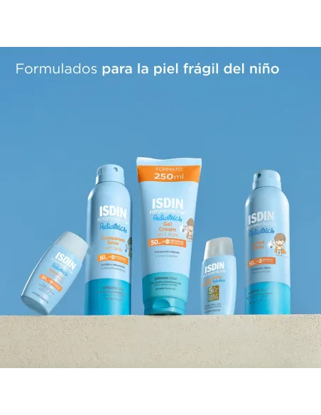Fotoprotector ISDIN Pediatrics Transparent spray Wet Skin SPF 50 - Protector solar corporal para niños, invisible, ligero, p...