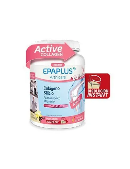 EPAPLUS ARTHICARE COLAGENO CALCIO SILICIO HIALURÓNICO VAINILLA 383 G