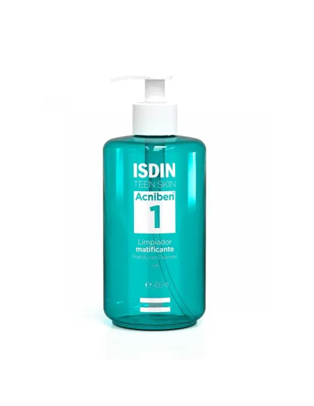 ISDIN TEEN SKIN ACNIBEN GEL LIMPIADOR MATIFICANTE 400ML