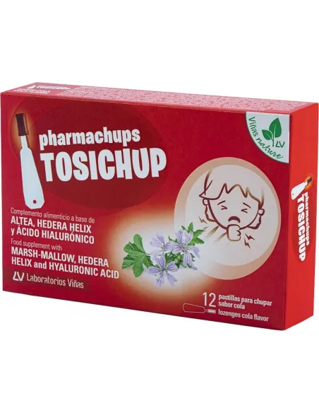 PHARMACHUPS TOSICHUPS SABOR COLA 12 PASTILLAS