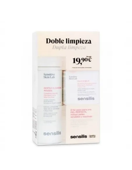 SENSILIS PACK DOBLE LIMPIEZA GENTLE CLEANSING MOUSSE 200ML + CALM IN BALM 25ML