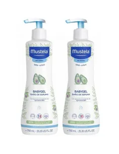 MUSTELA BABYGEL BAÑO DE ESPUMA 2 X 750ML