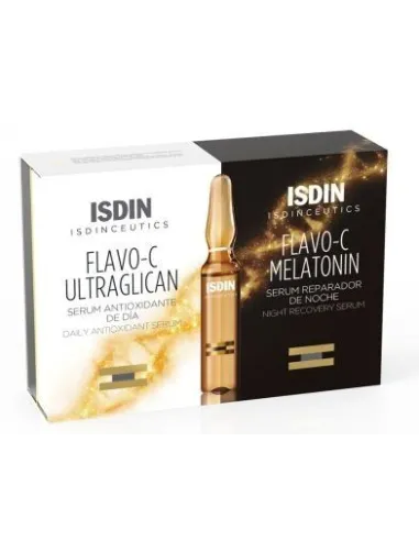 ISDINCEUTICS FLAVO C ULTRAGLICAN + FLAVO C MELATONIN 10+10 AMP