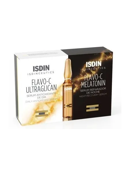 ISDINCEUTICS FLAVO C ULTRAGLICAN + FLAVO C MELATONIN 10+10 AMP