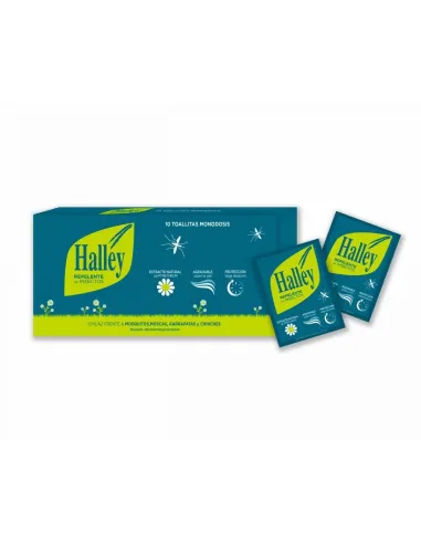 HALLEY TOALLITAS REPELENTES INSECTOS 10UDS