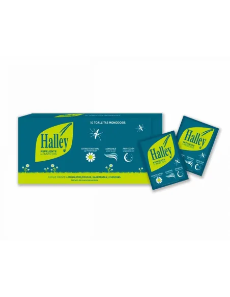 HALLEY TOALLITAS REPELENTES INSECTOS 10UDS