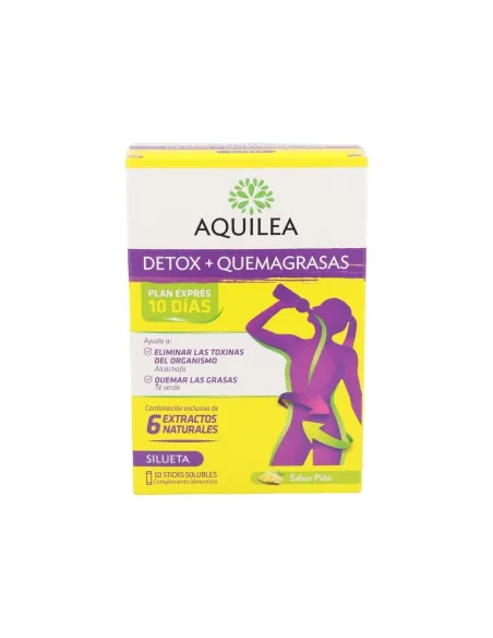 AQUILEA DETOX+QUEMAGRASAS 10 STICKS