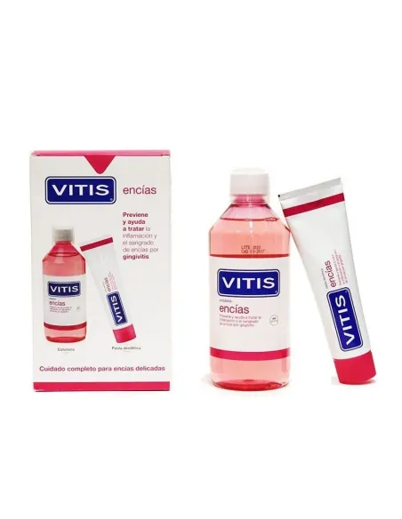 VITIS PACK PASTA DENTIFRICA 100 ML + COLUTORIO ENCÍAS 500 ML