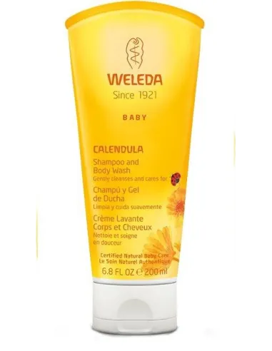 WELEDA CHAMPU Y GEL DE DUCHA CALÉNDULA 200 ML