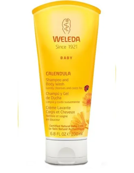 WELEDA CHAMPU Y GEL DE DUCHA CALÉNDULA 200 ML