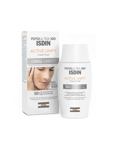 ISDIN FOTOULTRA 100 ACTIVE UNIFY FUSION FLUID SPF-50 50ML
