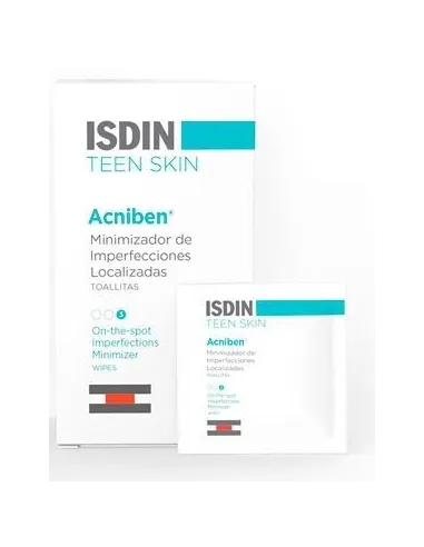 ISDIN ACNIBEN TOALLITAS IMPERFECCIONES LOCALIZADAS 30UDS
