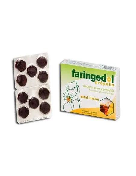 FARINGEDOL MIEL Y LIMÓN 10 PASTILLAS