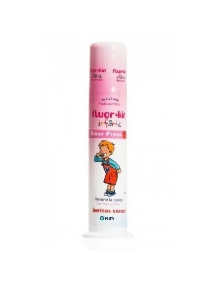 FLUORKIN INFANTIL PASTA DENTÍFRICA DOSIFICADOR 100ML