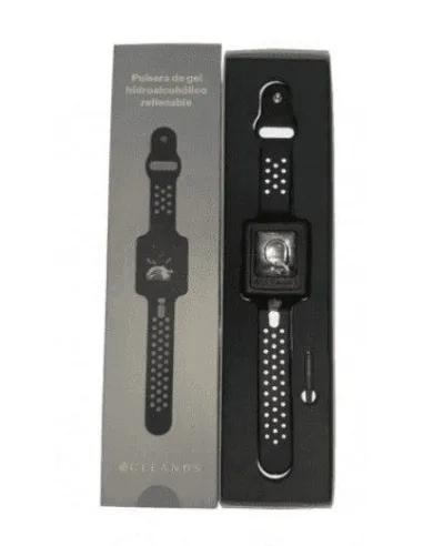 CLEANDS PULSERA GEL HIDROALCOHÓLICO RECARGABLE