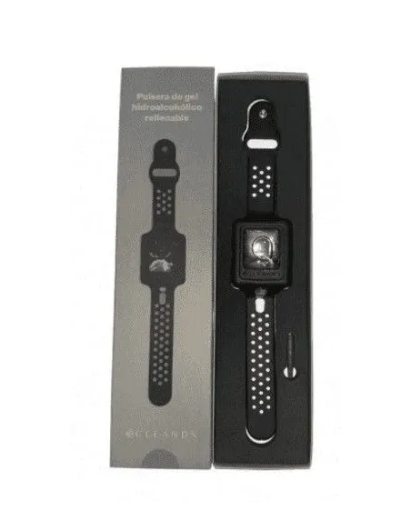 CLEANDS PULSERA GEL HIDROALCOHÓLICO RECARGABLE
