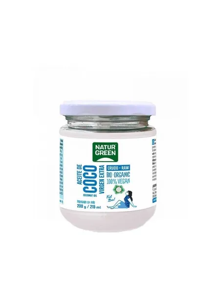 NATURGREEN ACEITE ECOLÓGICO DE COCO VIRGEN 215ML