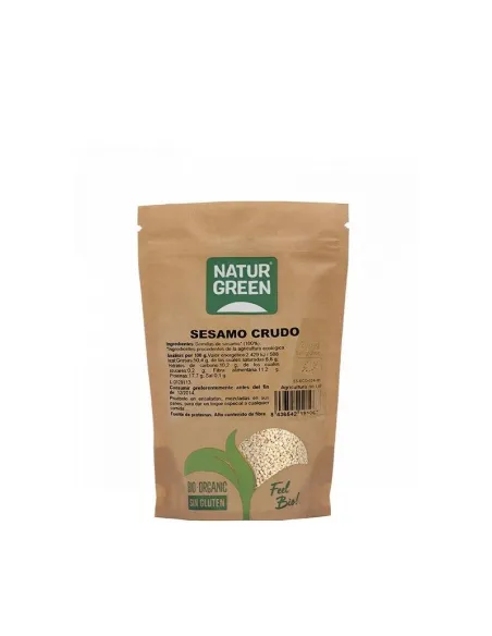 NATURGREEN SÉSAMO CRUDO ECOLÓGICO 225GR
