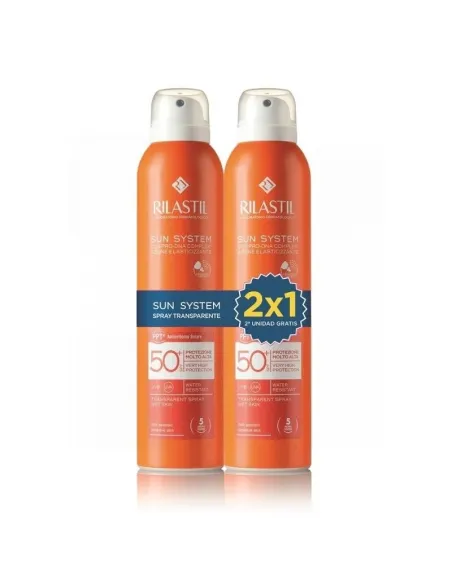 RILASTIL SUN SYSTEM SPRAY TRANSPARENTE SPF-50+ 2 X 200ML