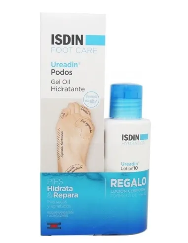 ISDIN UREADIN PACK PODOS GEL OIL HIDRATANTE 75 ML+ LOCIÓN 10 100ML