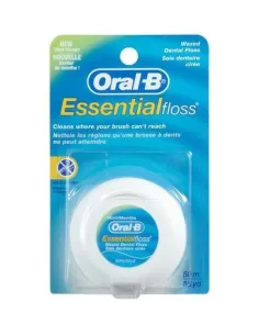 ORAL-B ESSENTIAL FLOSS SEDA DENTAL CON CERA Y MENTA 50M
