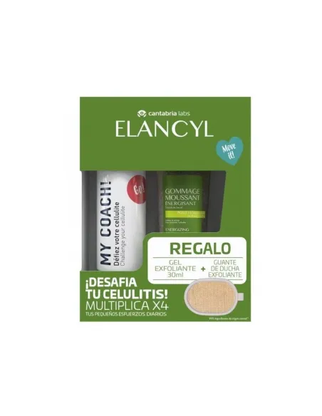 ELANCYL PACK MY COACH 200ML + GEL EXFOLIANTE 30ML + GUANTE MASAJE