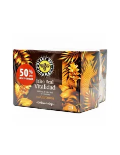 BLACK BEE JALEA REAL VITALIDAD DUPLO 20 + 20 AMPOLLAS