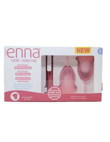 ENNA CYCLE COPA MENSTRUAL EASY CUP TALLA S + APLICADOR
