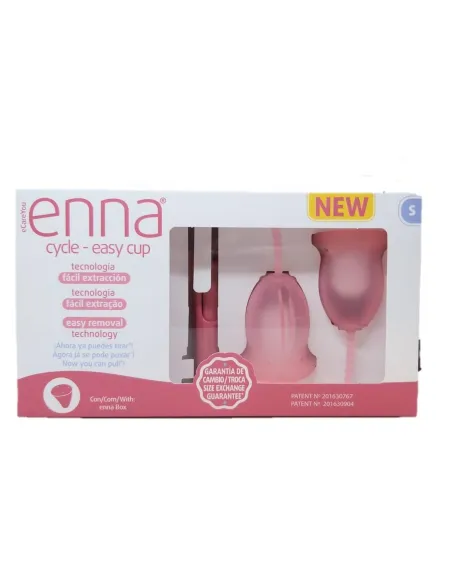 ENNA CYCLE COPA MENSTRUAL EASY CUP TALLA S + APLICADOR