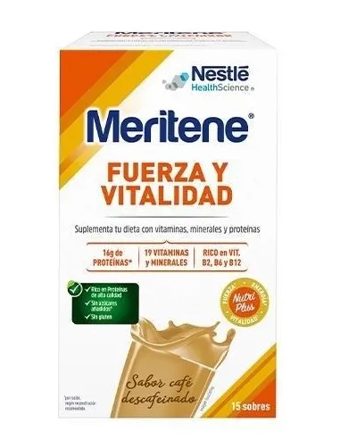 MERITENE CAFÉ DESCAFEINADO 15 SOBRES