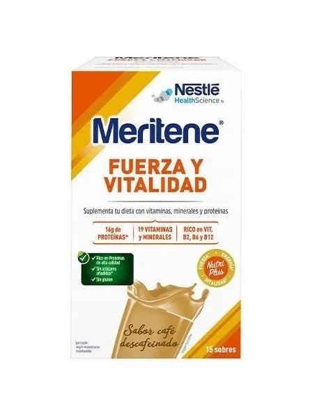 MERITENE CAFÉ DESCAFEINADO 15 SOBRES