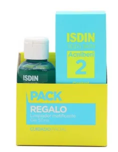ISDIN ACNIBEN GEL CREMA CONTROL DE BRILLOS 40ML + LIMPIADOR MATIFICANTE 150ML
