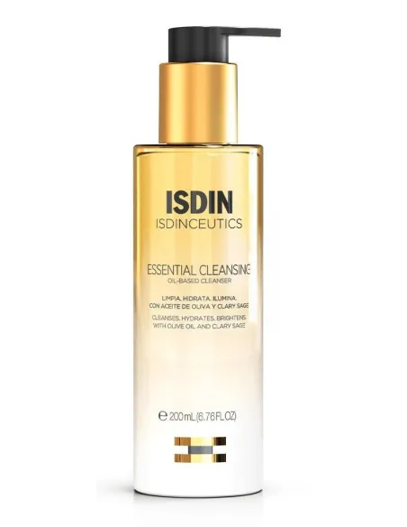 ISDIN ESSENTIAL CLEANSING ACEITE LIMPIADOR FACIAL 200ML