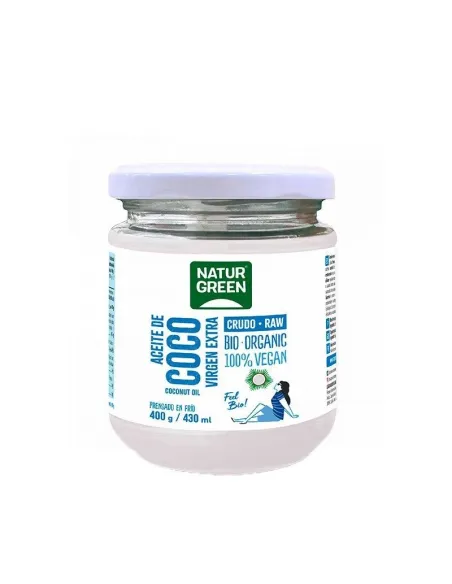 NATURGREEN ACEITE ECOLÓGICO DE COCO VIRGEN 430ML