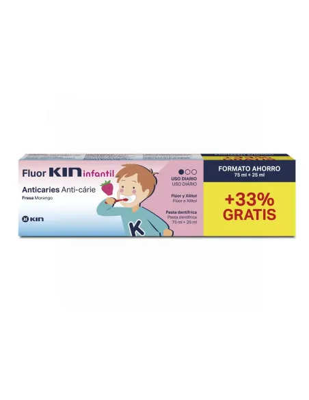 FLUORKIN INFANTIL PASTA DENTÍFRICA 75 + 25ML