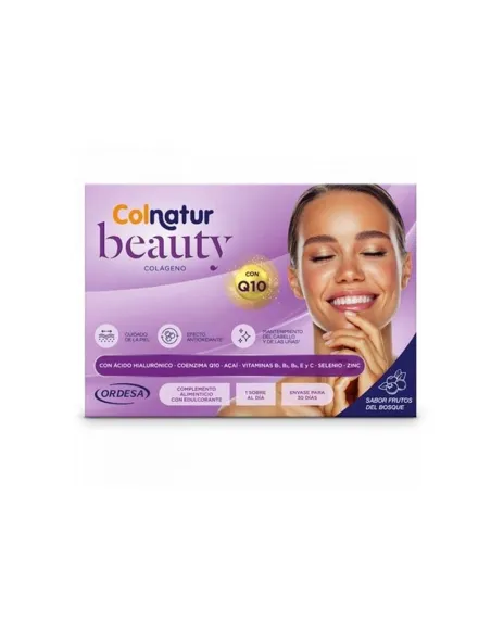 COLNATUR BEAUTY COLÁGENO SABOR FRUTOS DEL BOSQUE 30 SOBRES