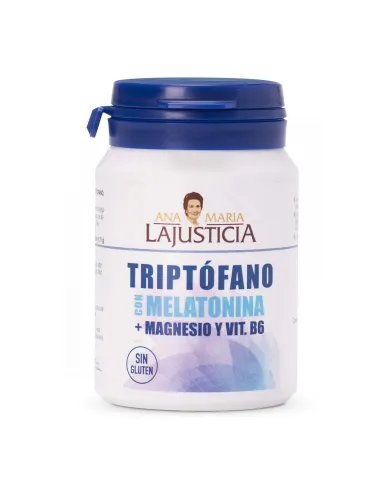 ANA MARÍA LAJUSTICIA TRIPTÓFANO CON MELATONINA + MAGNESIO + VITAMINA B6 60 COMPRIMIDOS