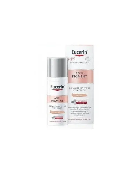 EUCERIN ANTI-PIGMENT CREMA DÍA SPF-30 TONO MEDO 50ML